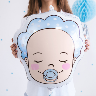 PartyDeco Folieballon Baby Boy - 40x45cm