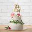 Cake-topper Goud - Mr & Mrs