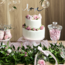 PartyDeco Cake Prikker "Love" - 17cm - Zilver
