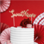 Taart topper Sweet Love - Sweet Kisses