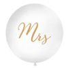 Mega Ballon Mrs - Goud