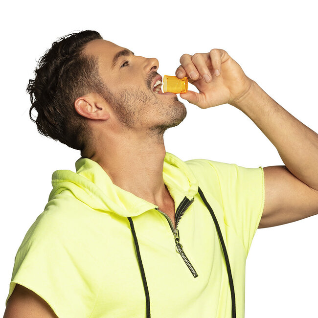 Plastic Shotglaasjes - 4 Neon Kleuren