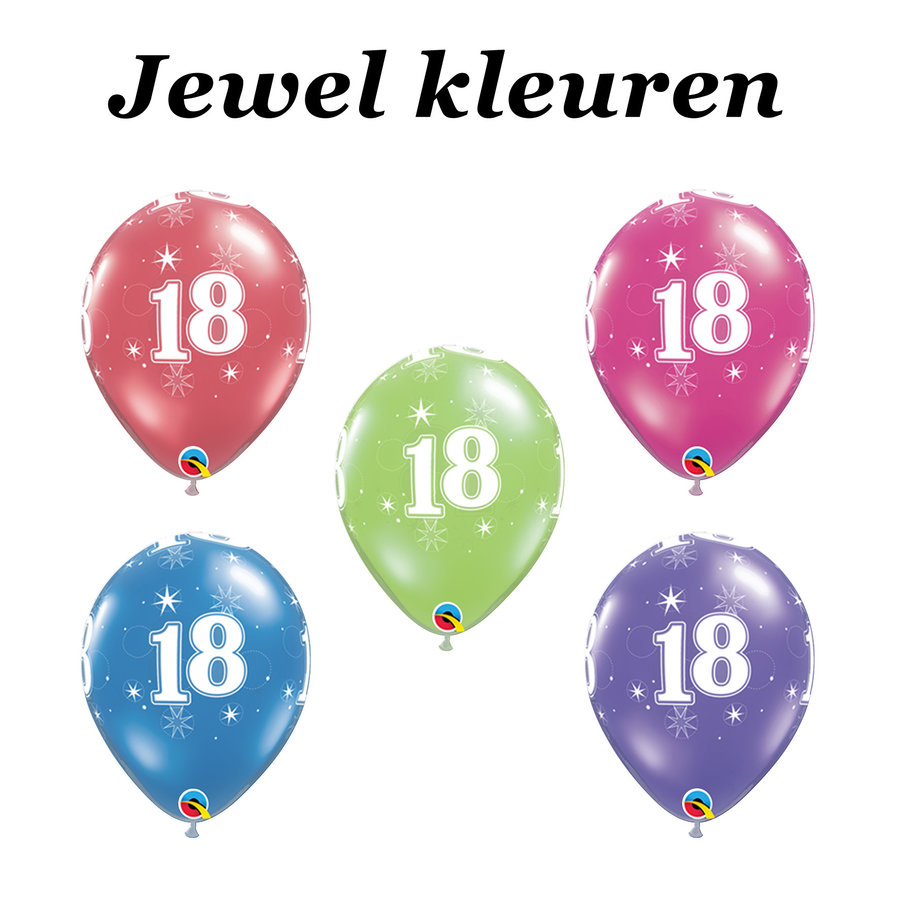 Helium Ballon 18 jaar (28cm)-4