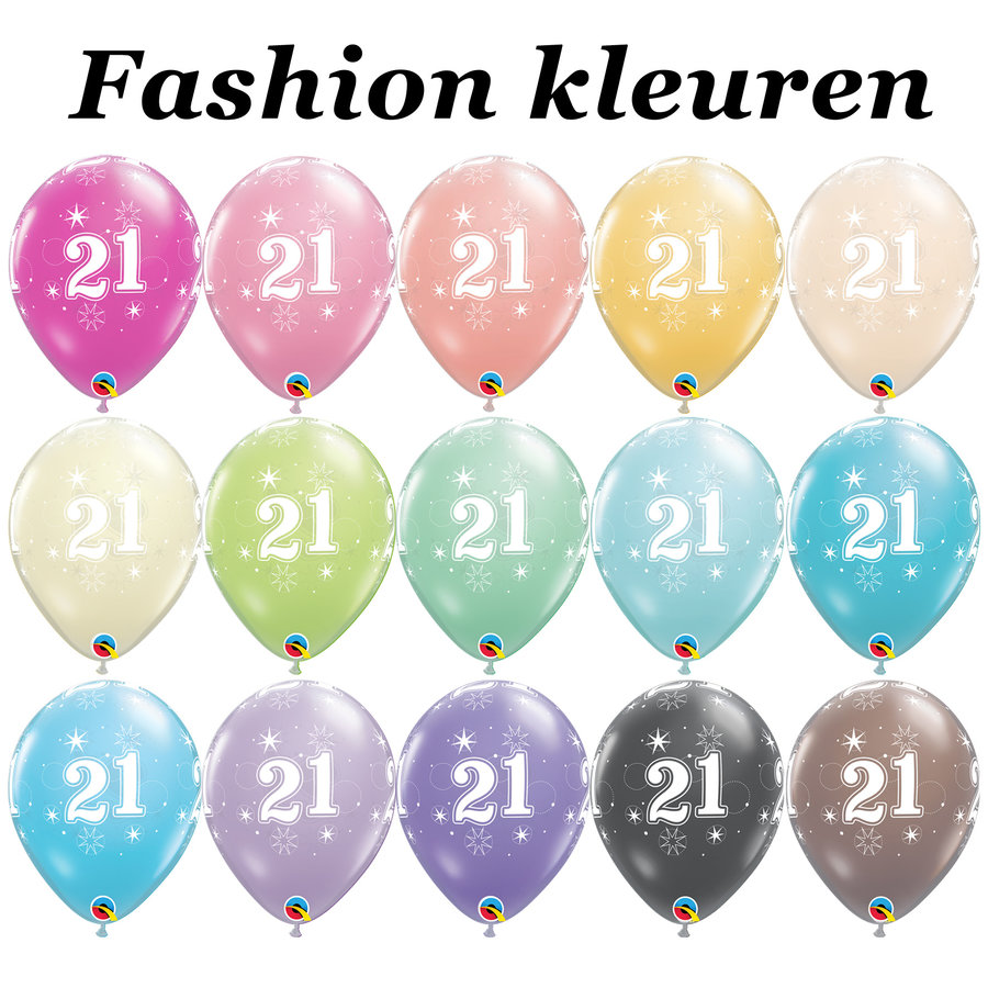 Helium Ballon 21 jaar (28cm)-3