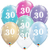 Qualatex Helium Ballon 30 jaar (28cm)