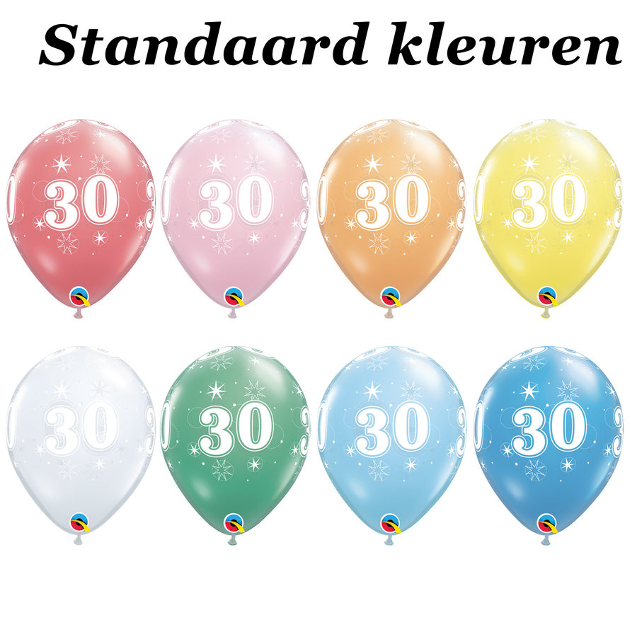 Helium Ballon 30 jaar (28cm)-2