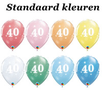 thumb-Helium Ballon 40 jaar (28cm)-2