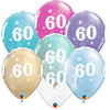 Qualatex Helium Ballon 60 jaar (28cm)