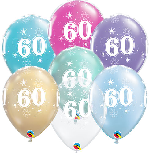 Helium Ballon 60 jaar (28cm) 