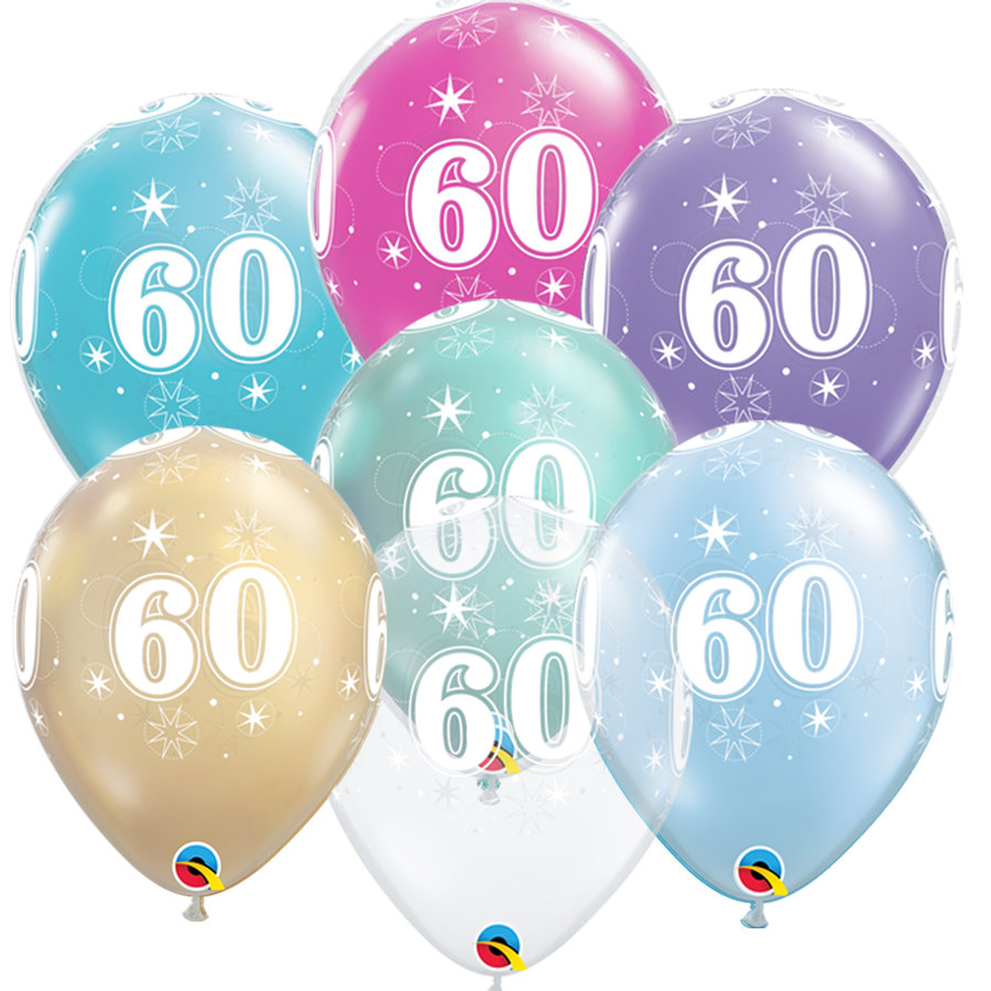 Helium Ballon 60 jaar (28cm)-1