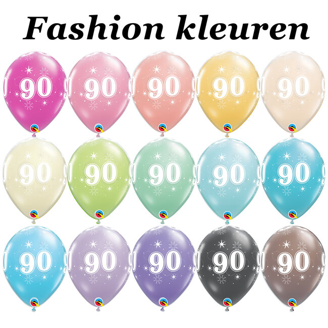 Helium Ballon 90 jaar (28cm)