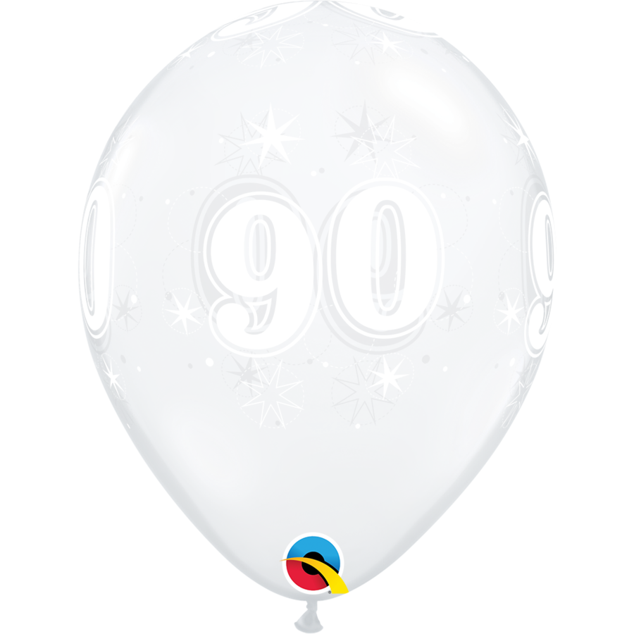 Helium Ballon 90 jaar (28cm)-7