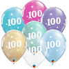 Qualatex Helium Ballon 100 jaar (28cm)