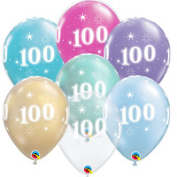 thumb-Helium Ballon 100 jaar (28cm)-1