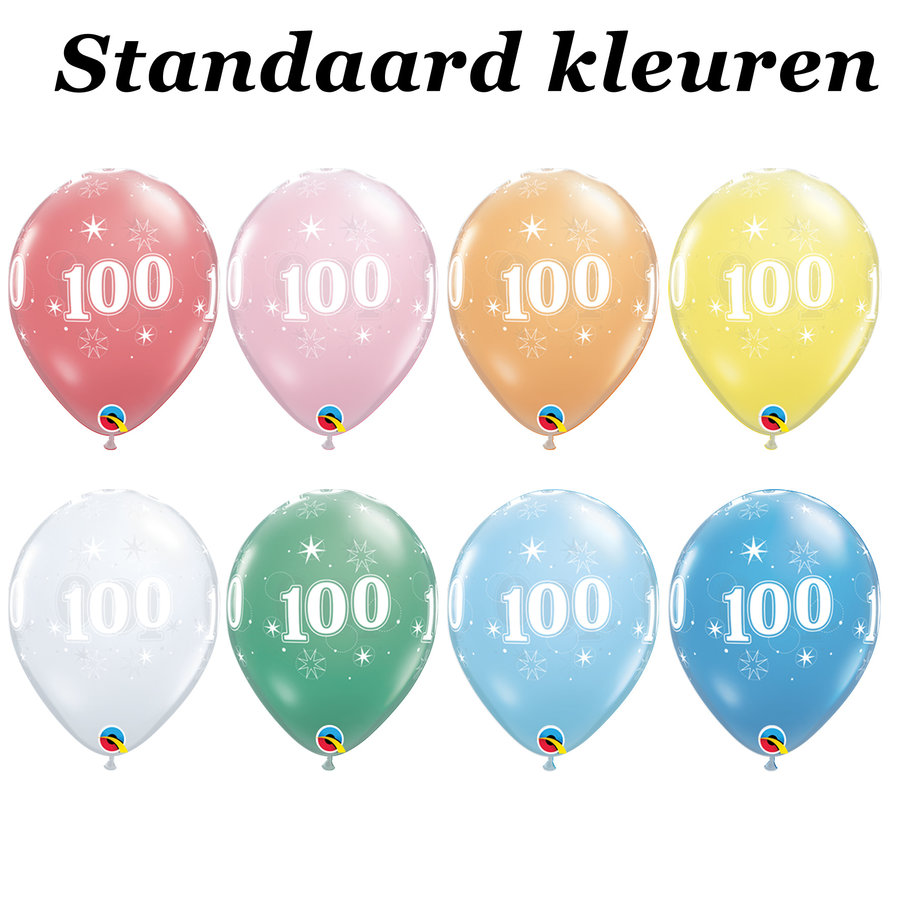 Helium Ballon 100 jaar (28cm)-2