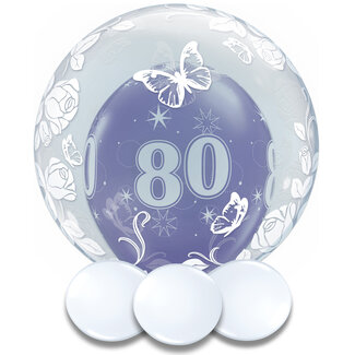 Qualatex Deco Bubble Roses & Butterflies