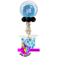 thumb-Deco Bubble Confetti Dots Blue-5