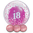 Deco Bubble Confetti Dots Pink