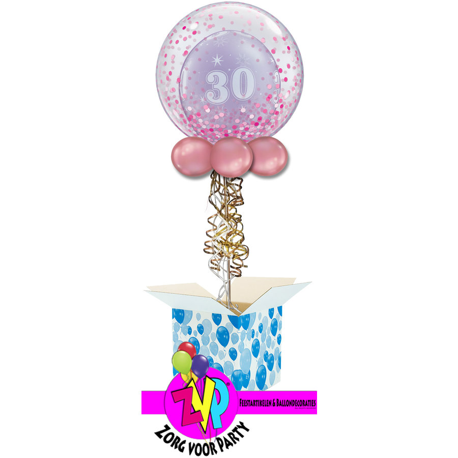Deco Bubble Confetti Dots Pink-5