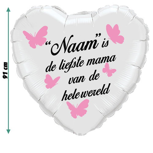 Moederdag Jumbo hart Met Naam 