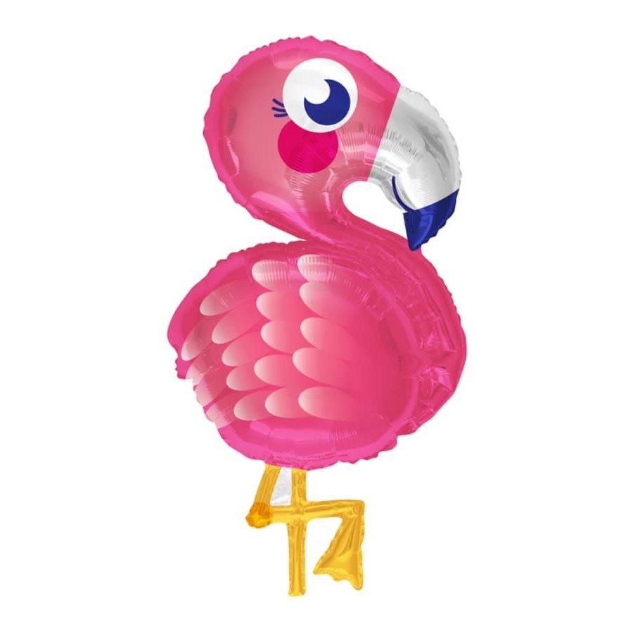 Folieballon Funny Flamingo-1