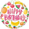 Qualatex Folieballon Happy Birthday Fruits