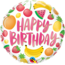 Qualatex Folieballon Happy Birthday Fruits
