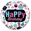 Qualatex Folieballon Birthday Cupcakes