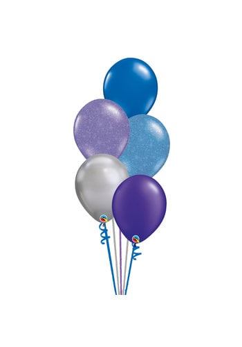Staander Galaxy - 5 Heliumballonnen 