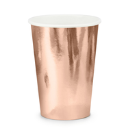 thumb-Bekertjes Rosé Gold 220ml - 6 stuks-2