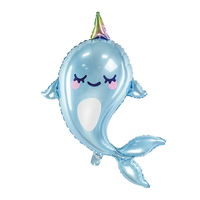 thumb-Folieballon Narwhal-1