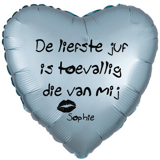 Anagram Folieballon De Liefste Juf - Met Naam