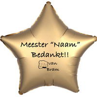 thumb-Folieballon Meester bedankt - Met Naam-6