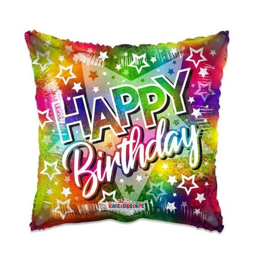 Folieballon Birthday Big star - 46cm 