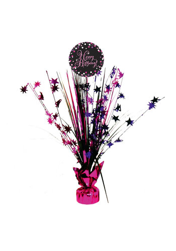 Centerpiece Happy Birthday Sparkling Celebration Pink - 45,7 cm 