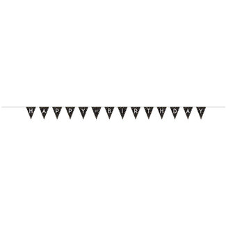 Amscan Vlaggenlijn Sparkling Celebrations Gold Personaliseerbare folie 396,2 x 20,4 cm