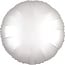 Folieballon Rond Chrome Wit