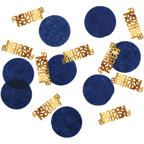 Confetti Elegant True Blue Happy Birthday - 25 gram 