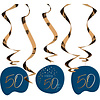 Hangdecoratie Elegant True Blue 50 Jaar