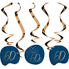 Hangdecoratie Elegant True Blue 60 Jaar