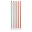 Folat Kaarsenset Rosé goud Metallic 15cm - 16 stuks