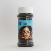 Glitter Zwart - 100 gram