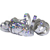 Serpentine Holografisch Zilver - 2 stuks