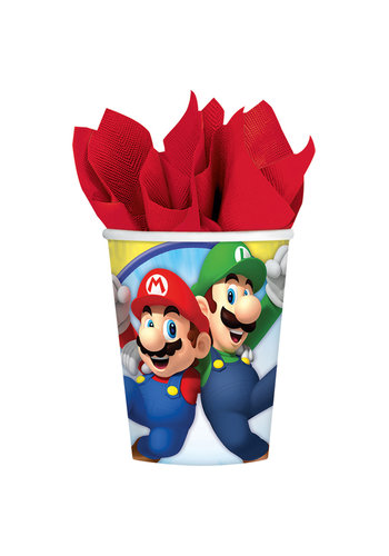 Super Mario Bros Bekertjes - 8 st - 250ml 