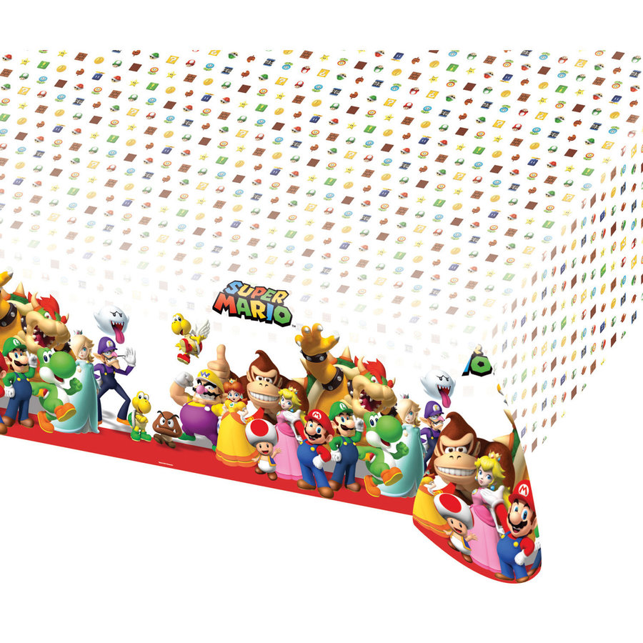 Super Mario Tafelkleed Plastic-1