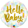 Qualatex Folieballon Hello Baby Ombre