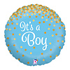 Grabo Folieballon Glitter Holographic It's a Boy