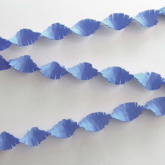 Globos Crepe Guirlande Licht Blauw - 6 meter