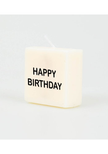 Letter kaarsje - Happy Birthday 