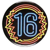 Neon Button - 16